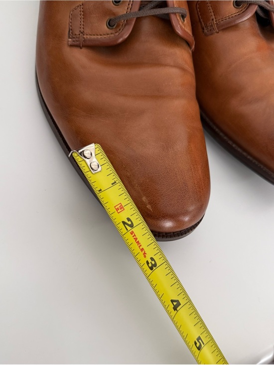 Cole Haan Cognac Brown Leather Derby Shoes